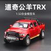 1:32 Dodge Ram TRX Terrängmodifierad Pickupbil Legering Metall Pressgjuten Modellbil Ljud Och Ljus Pull Back Leksak Samlarföremål Gåvor