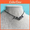 Halloween Gothic Schmuck mit Legierung Vampir Anhänger und Flügel Motiv für Damen