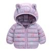 Baby Boy Hooded Lightweight Down Jacket Kids Girl Cartoon Dinosaur Zipper Coats Autumn Winter Warm Christmas Outerwear