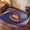 West Ham United Football Print Crystal Velvet Rug, Comfortable Water Absorbent Non Slip Indoor Floor Carpet