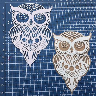 Troqueles de corte de Metal de búho, plantillas para álbum de recortes, estampado en relieve, tarjeta de álbum DIY