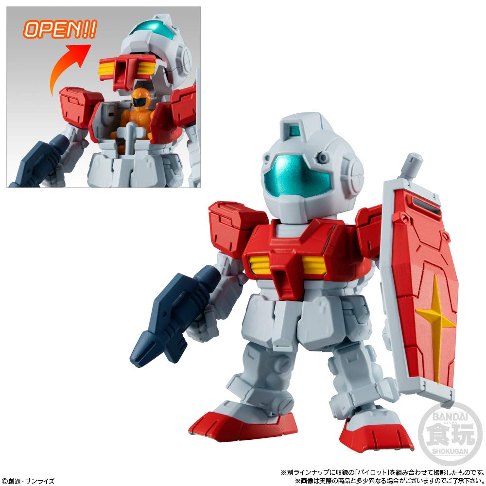 Mobile Suit Gundam Micro Wars 2 Candy Suit (10 Stück) Spielzeug/Kaugummi (Mobiler Gundam)