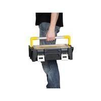 Boîte À Outils - Perel - Amovible - Polypropylène - Noir - 2 Niveaux