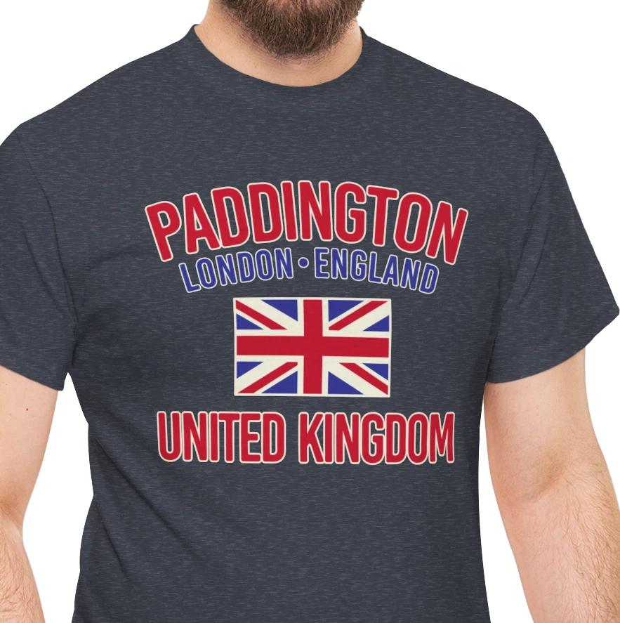 Paddington London England United Kingdom Union Jack T shirt 2XL