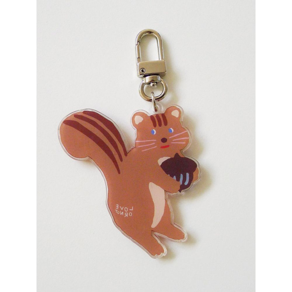 Liebe oder nicht Hamsterbacken Eichhörnchen Schlüsselanhänger