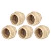 5Pcs Set 12CM Straw Simulation Bird Hatching Place Decoration Parrot Breeding House