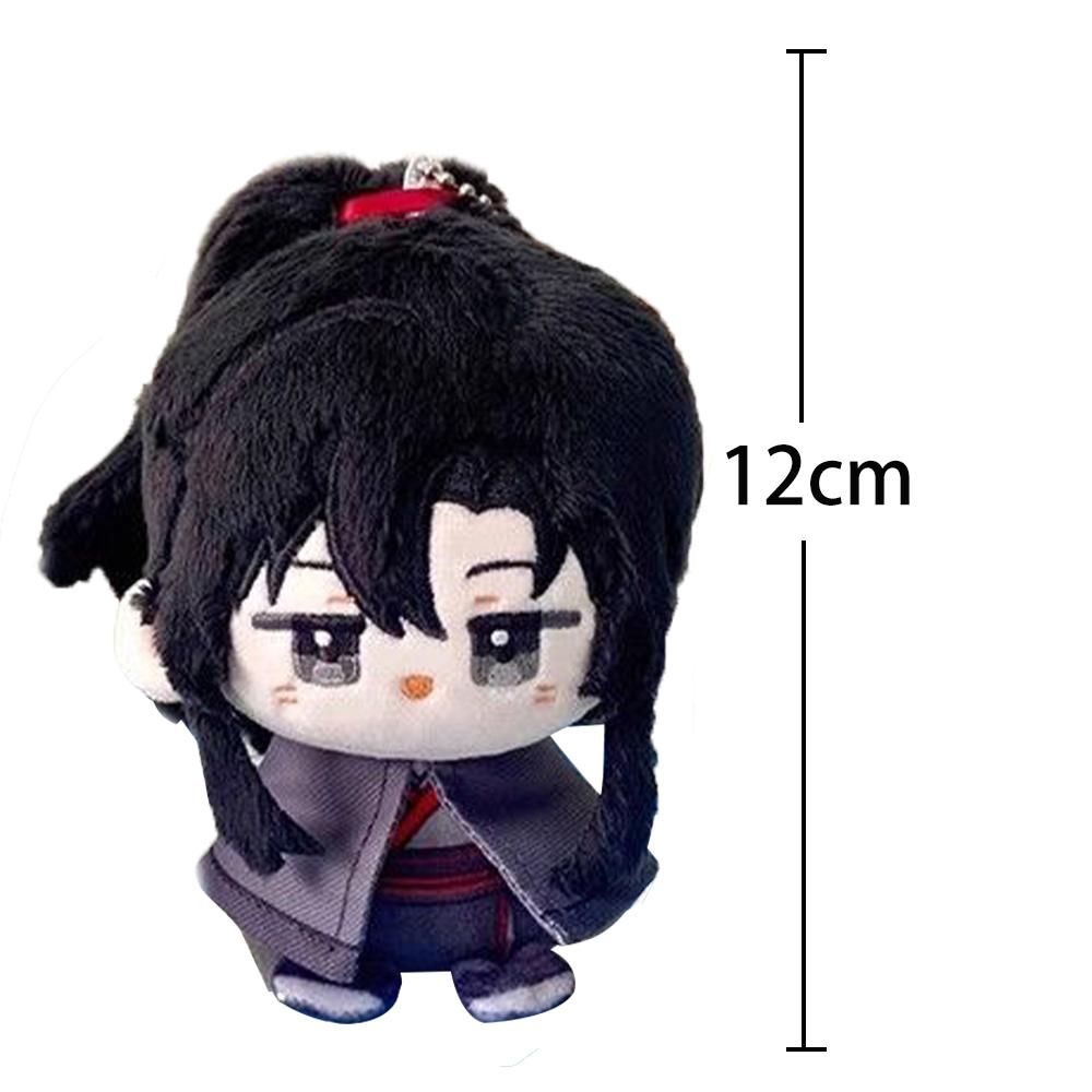 Chinese Anime Plush Toys Keychain Wei Wuxian Lan Wangji Plushies Stuffed Doll Lan WangJi Figure Cute Soft Pendant Birthday Gifts