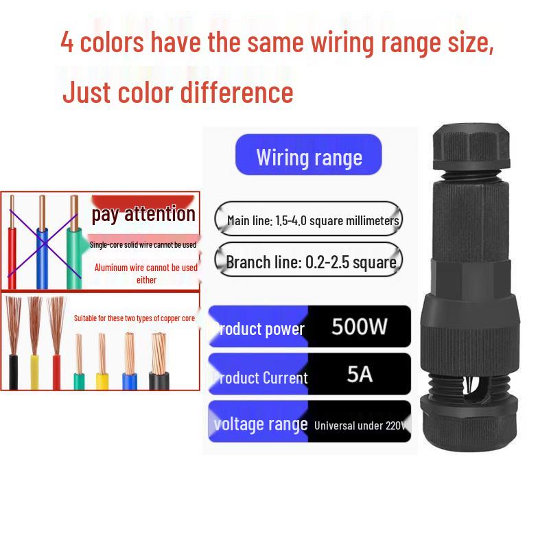 T-type Push-in Wire Connector: Quick No-Stripping Terminal Block with Insulation Piercing for Downlights