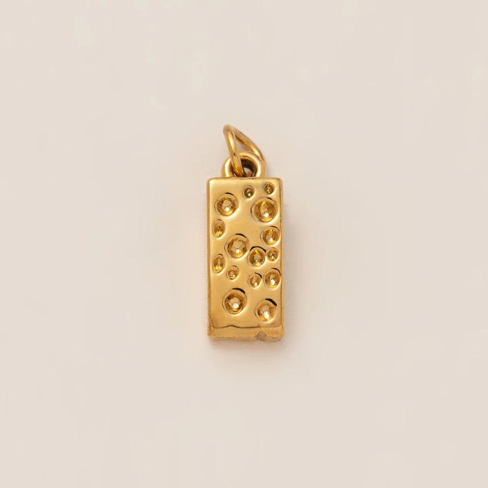 18K Gold Plated Stainless Steel Adjustable Chain with Fruit Pendant for DIY Jewelry