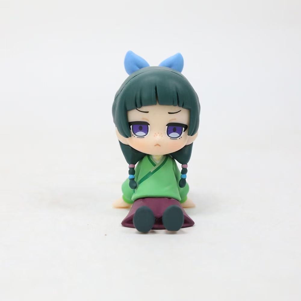 2 Stück/Set Die Apothekerin Maomao Jinshi Kwaii Stil Anime Figur Spielzeug PVC Modell Sammlerpuppe Geburtstagsgeschenk