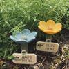 Bienenwassertränken für den Garten Bienenbestäuber Futterspender Trinkbecher Blumenform Bewässerungsstationen Bunte Schmetterlinge Hygienische Becher