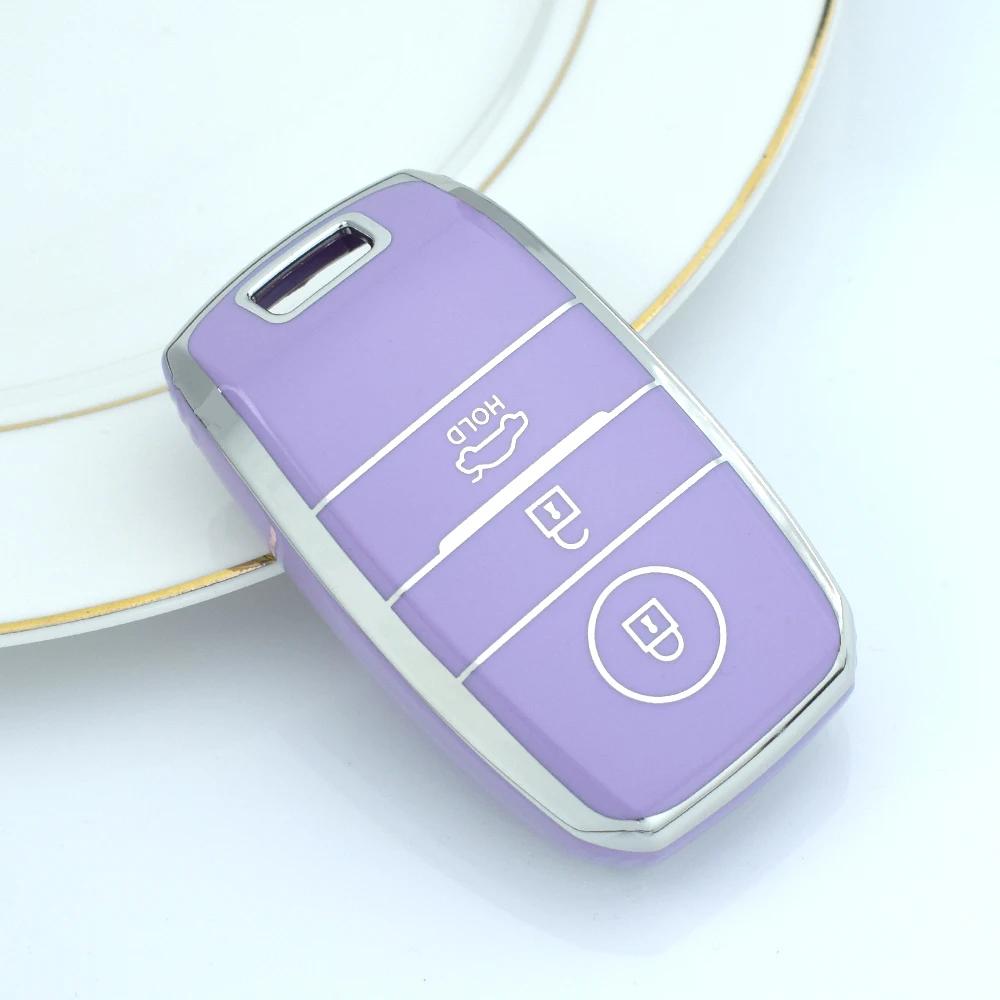 Auto Key Fob Cover Case Fit For Kia K2 Kx Rio Sorento K4 Cerato Forte Picanto Stonic Carnival Niro Morning Picanto Elantra Verna Sportage