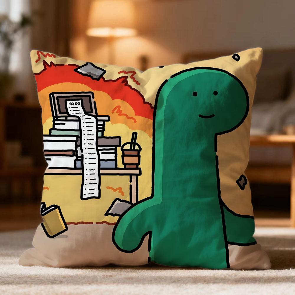 Fashion J-JJOGUMAN Cushion Cover Soft Washable Pillow Case Multi-Scene for Couch Bed Travel Office Use