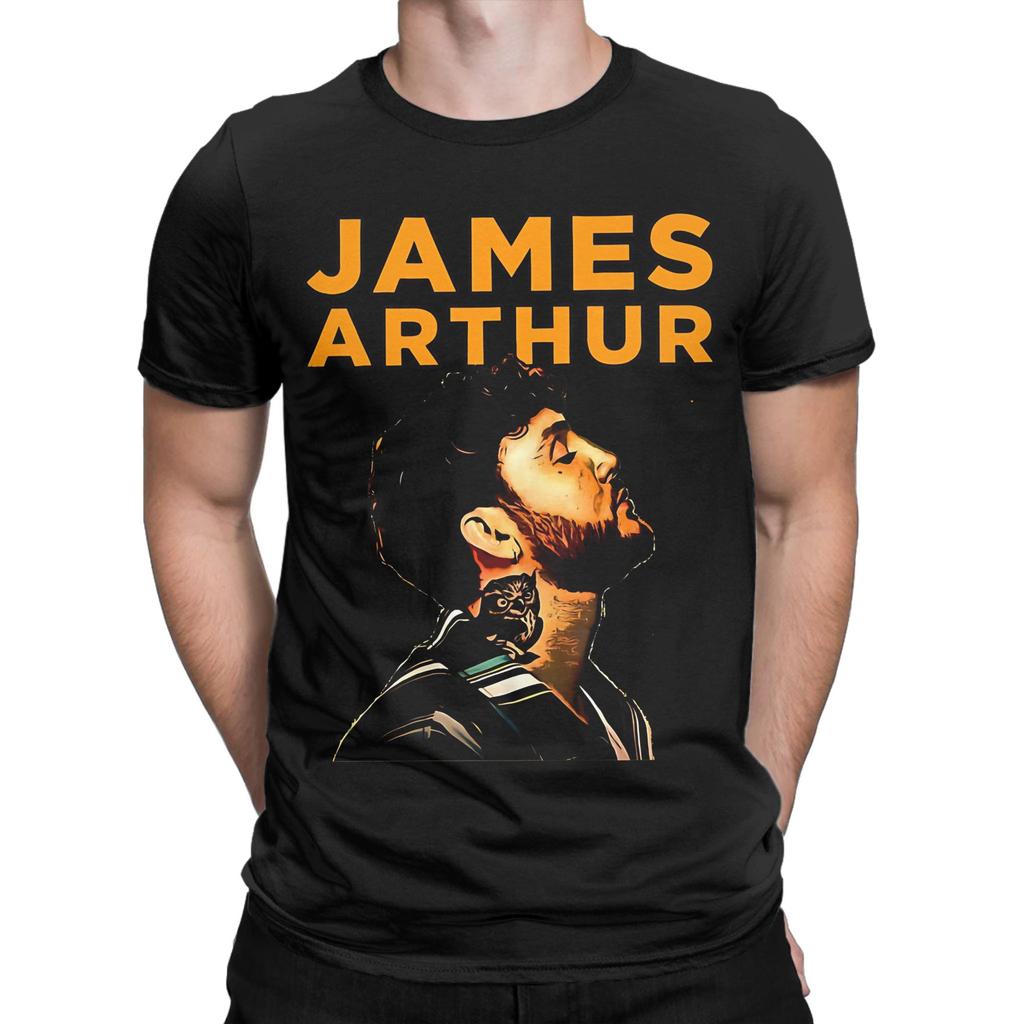 James Arthur Album Music Fans Print T Shirt for Men Women  Pure Cotton  Tee Shirt Clothing
