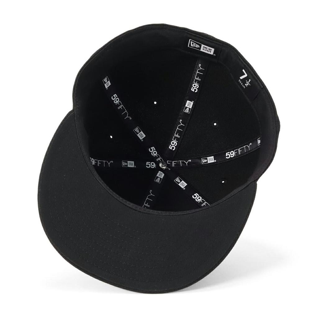 New Era Cap 59FIFTY Rhinestone Badge Black 14668129 NER36C8911 7 3/8