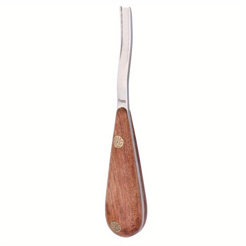 1PC 4-16mm Leather Craft Edge Beveler Skiving Beveling Knife Thinning Pushing Grooving Trench Leathercraft Handwork DIY