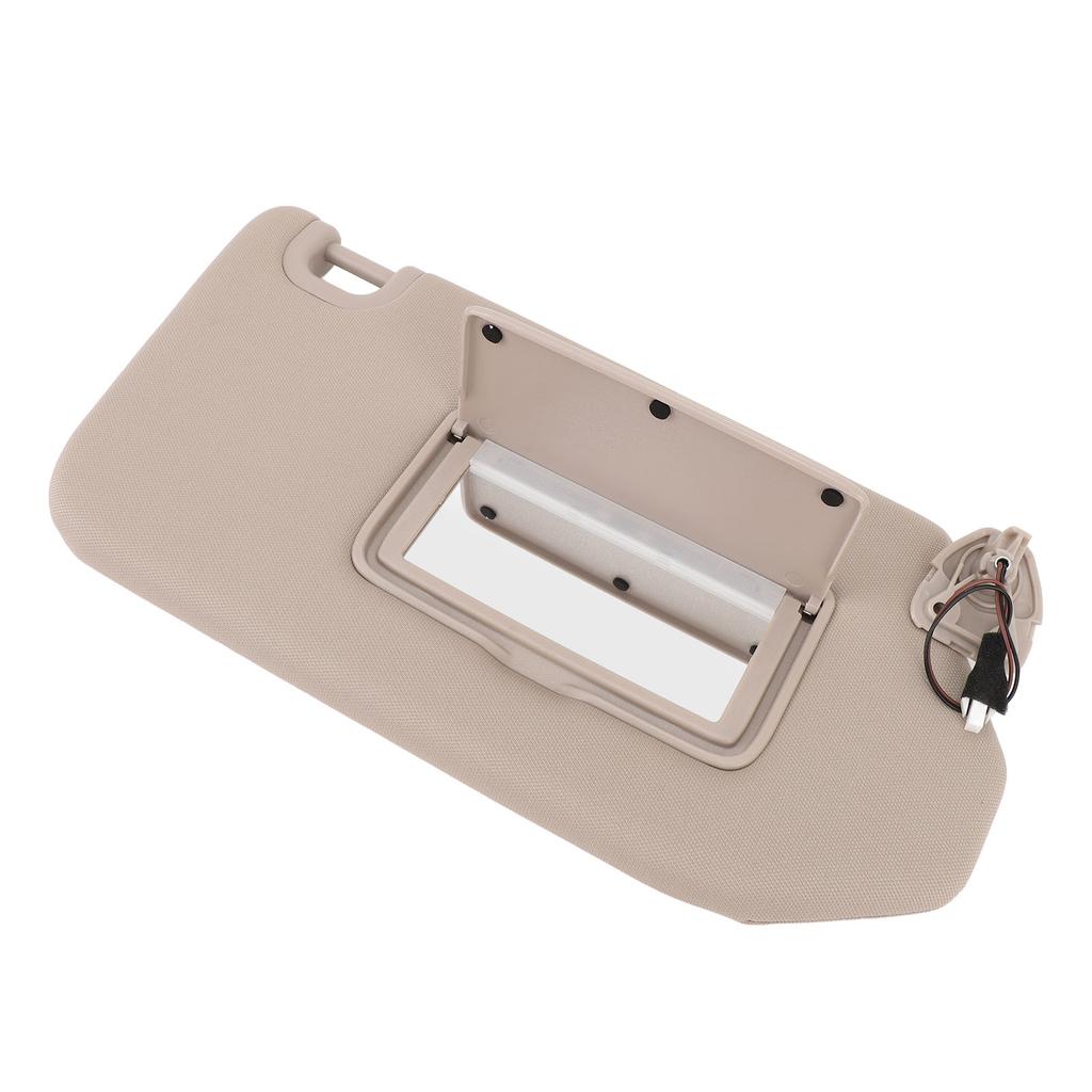Sun Visor Left Drive Side Sunshading Elegant Beige Makeup Mirror Sun Shielding Board for Pathfinder