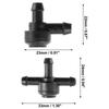ACROPIX Windshield Washer Nozzle, Wiper Jet, Compatible with Volvo V50, Black, 2 Pack