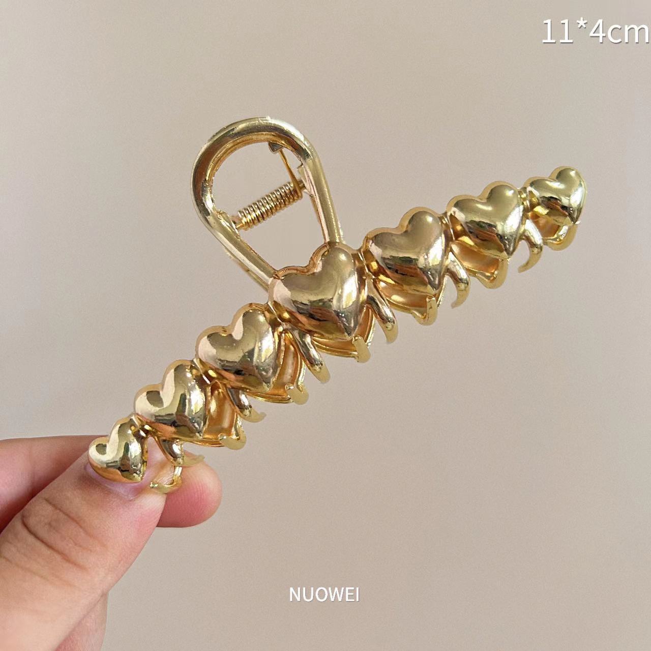 

Хороший сплав Сердце Звезда Корейские заколки-крабы для волос Зажимы для женщин Девушек Детей Детей Ободок для подарка Вечеринка Аксессуары для волос