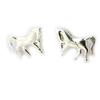 Les Trésors De Lily [M8703] - Silver 'Horses' Earrings