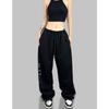Amerikanischer Hip Hop Trendige Damen Jazz-Tanzhose mit weitem Bein