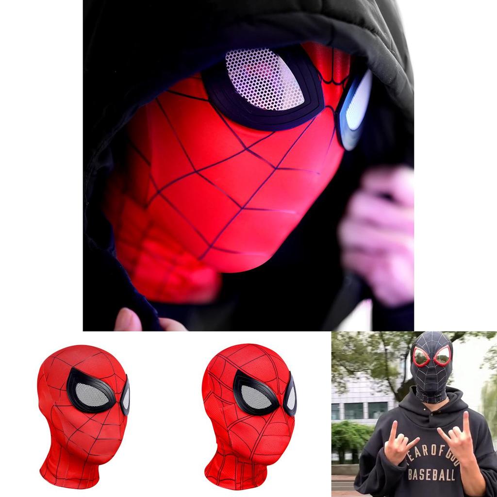 Marvel Spider-man Head Mask Adult Cosplay Costume Accessory Lightweight Comfortable