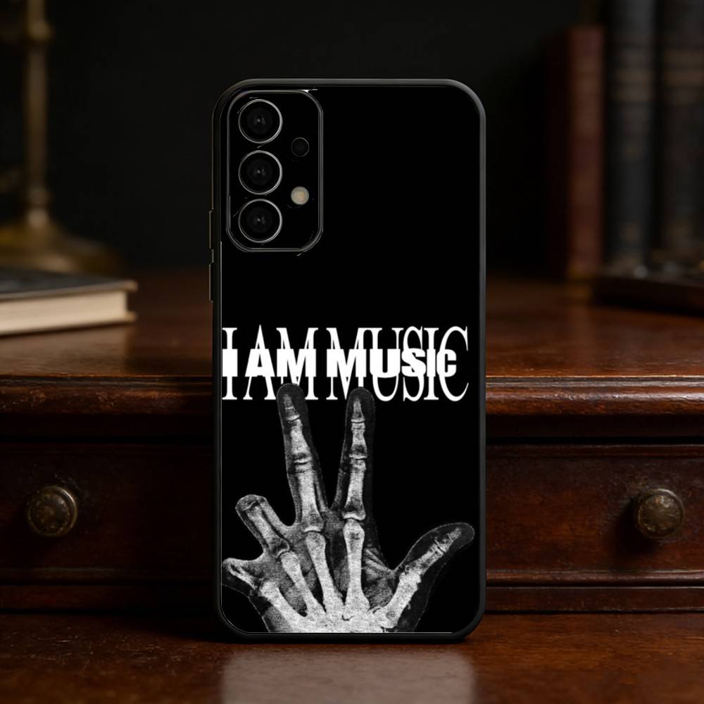I AM MUSIC P-Playboi Carti Phone Case For Samsung S25,24,23,22,30,21,10,9,Ultra,Plus,Lite Soft Black Case