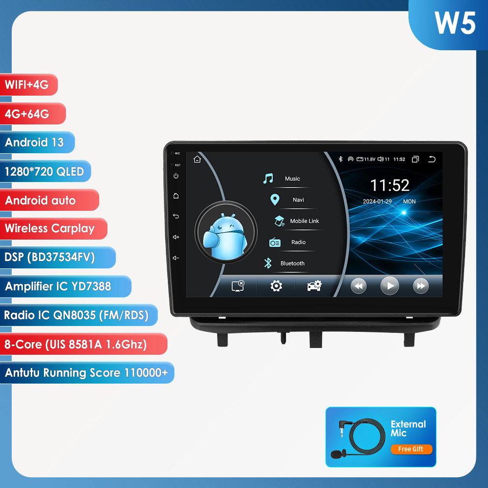 

Ossuret 2 Din Android 13 Автомагнитола Мультимедийный Видеоплеер для Opel Corsa D 2007-2012 Хэтчбек Фургон Навигация Интеллектуальный Экран GPS 4G Carplay Auto W5 8Core 4G 64G