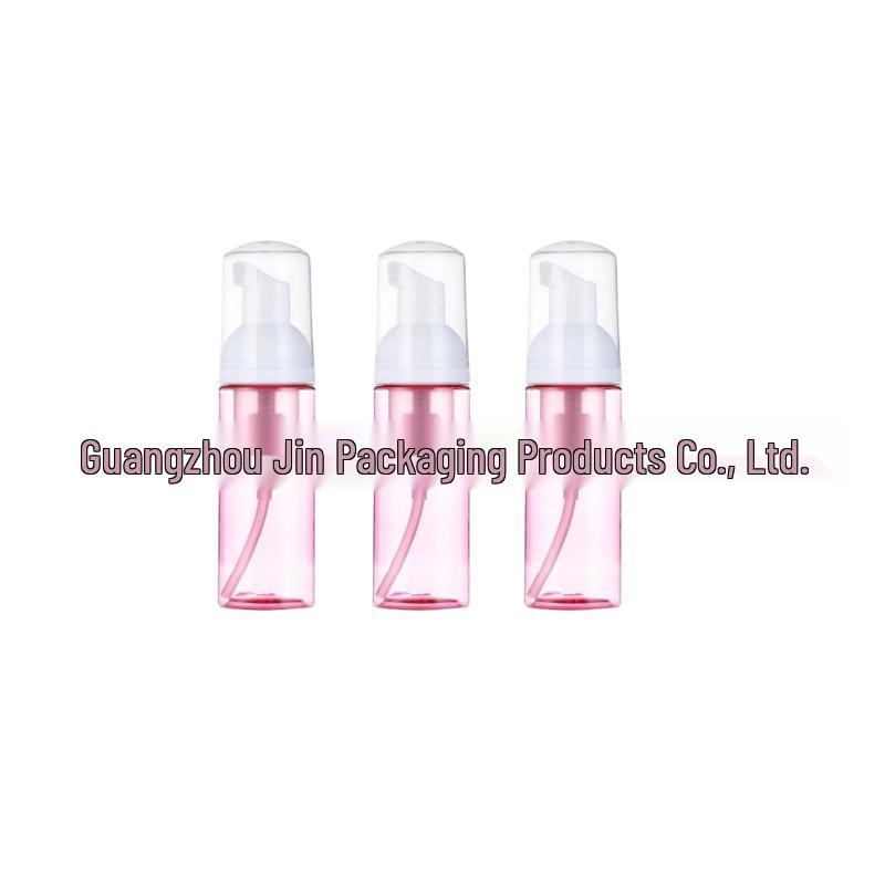 60ml Translucent Green Press Foaming Mousse Bottle for Facial Cleanser