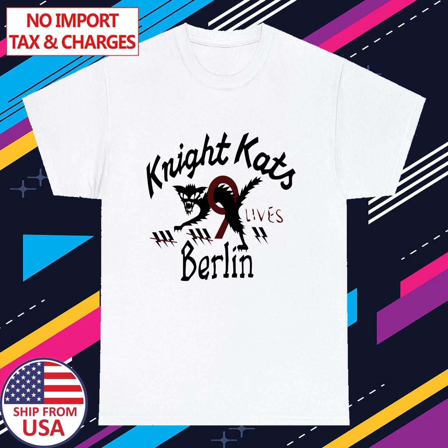 

Knight Kats Berlin Motor 9 Lives Men s White Size S-5XL 4XL