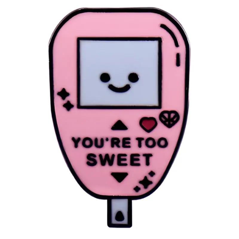 Fun Fun Quotes Alloy Brooch Cartoon Brooch Badge Metal Backpack Sweater Accessories Gifts Spot Wholesale