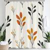 1Pc Forest Animal Deer Shower Curtain, Bathroom Decorative Shower Curtain, Printed Polyester Fabric Shower Curtain With Hooks