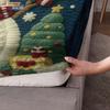3-teiliges Frohe Weihnachten Schneemann-Druck Kernloses Bettlaken-Set Mehrere Größen Bequeme Bettdecke Schlafzimmer Bettwäsche Feiertagsdekoration