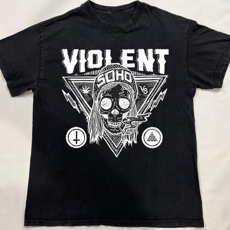 Новая футболка Violent Soho для фанатов S 5XL 8D238 S разноцветный