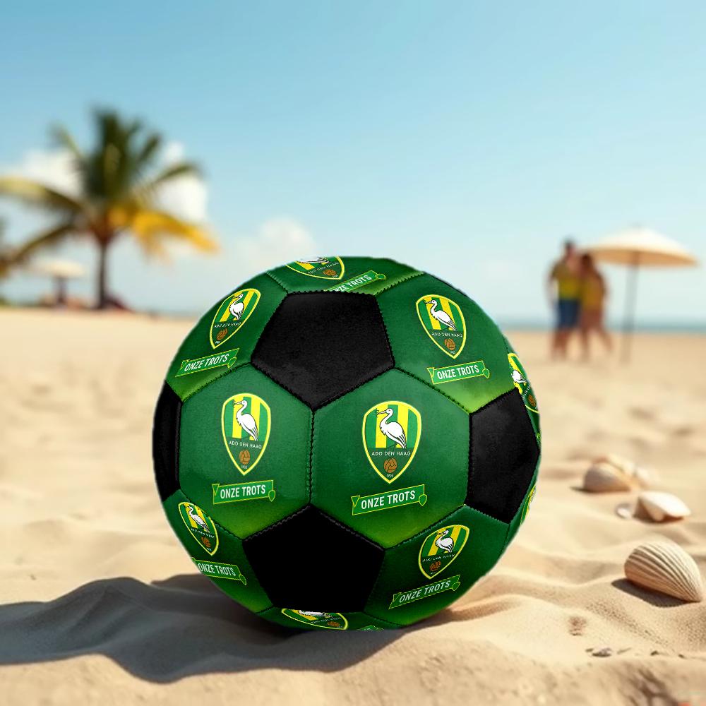 SIZE 5 ADO Den Haag Soccer Ball Colorful All Ages Machine Stitched PVC Competition Ready Durable High-Bounce