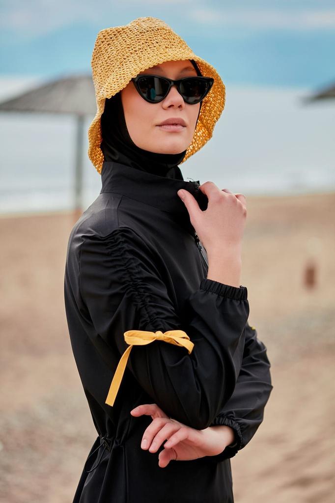 Muslimischer bescheidener islamischer Burkini-Strand-Schwimmanzug für Damen, Bademode, Hijab, Strandmode, Badeanzug 