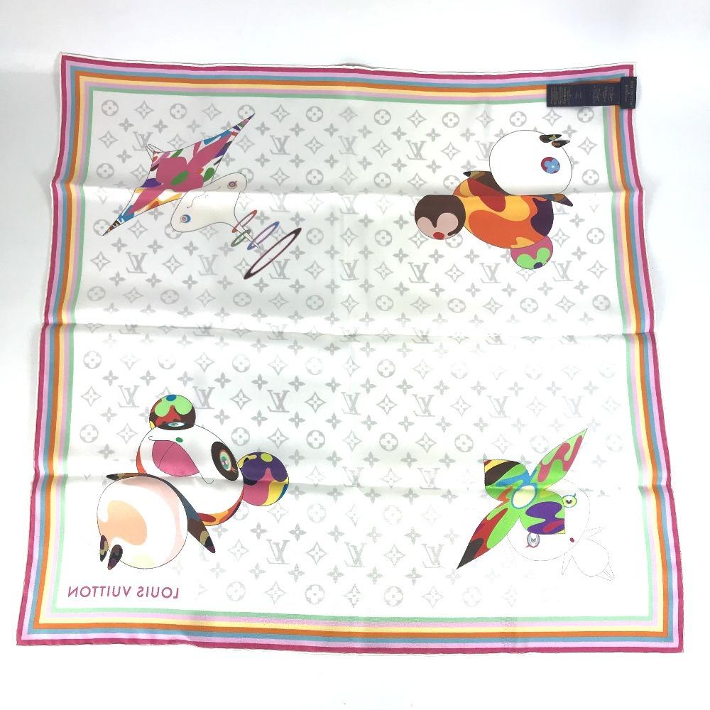Louis Vuitton M96273 Panda Monogram Superflat Characters Square 70 Scarf Unused