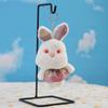 Plush Bunny Keychain With Short Plush Material For Kids And Collectors