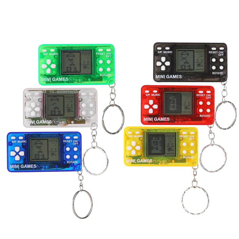 Mini Handheld Tetris Game Console Keychain