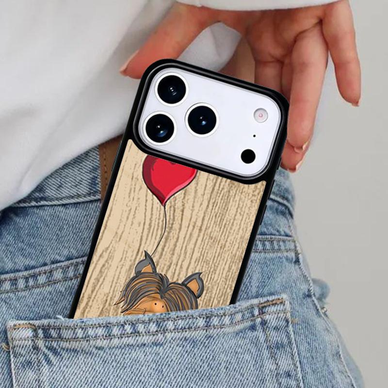 Yorkshire Terrier Dog Puppy Phone Case for iPhone 17ProMax 12 13 14 15 16e 17 Pro Max Plus Air Cover