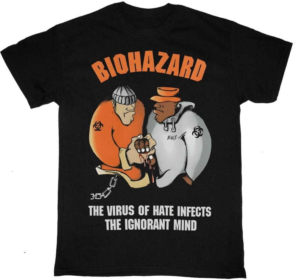 ФУТБОЛКА BIOHAZARD THE VIRUS OF HATE  ТАРИФЫ ВКЛЮЧЕНЫ Унисекс Футболка XXL