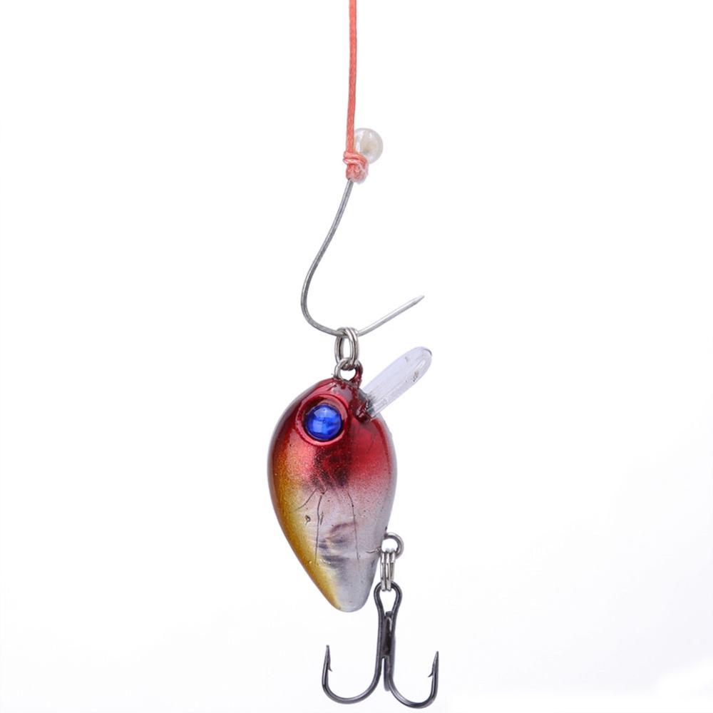 10PCS with 3D Eyes Fishing Crankbaits 3cm/1.6g Fishing Lures Durable Hard Baits Saltwater Fishing