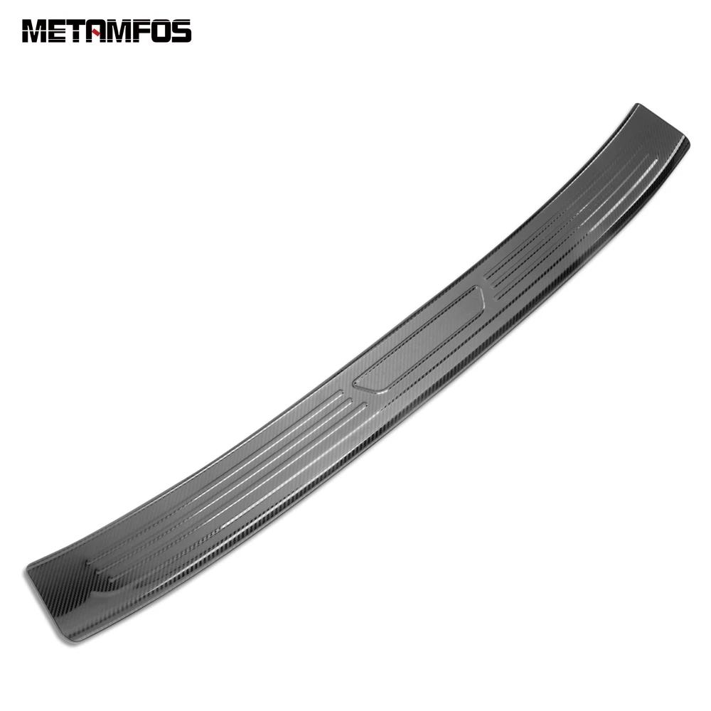 Für Volkswagen VW T-ROC TROC 2018-2025 Äußere hintere Kofferraumstoßstange Trittplatte Heckklappe Einstiegsleiste Schrammschutzplatte Zubehör