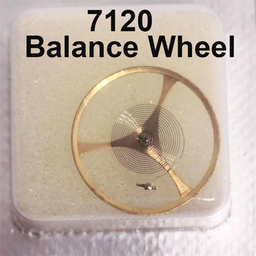 Table Repair Parts Are Suitable For Domestic 7120 Mechanical Movement Balance Wheel Full Pendulum Watch Movement Parts