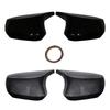 Rearview Side Mirror Trim Cover Cap Fit For Chevrolet Corvette C8 -2024 External Car Accessories Glossy Black Carbon pattern