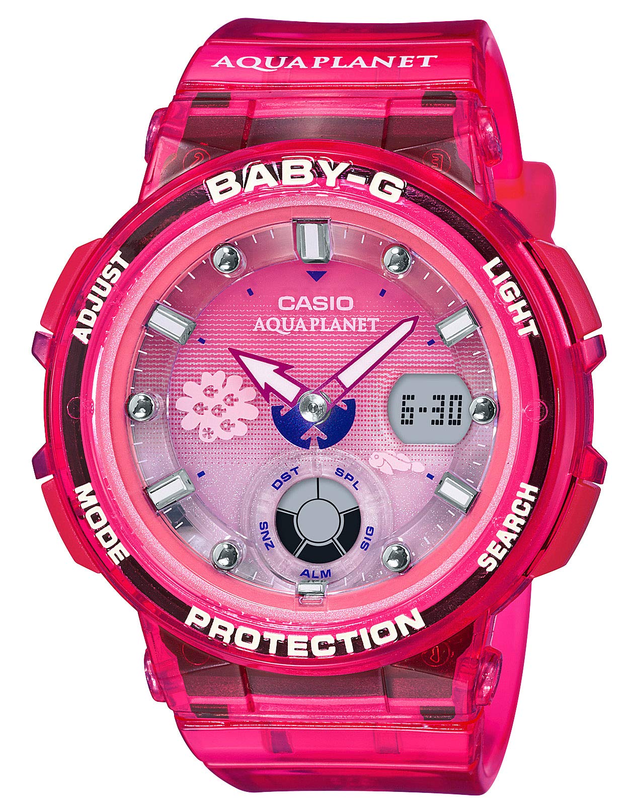 

[Casio] BabyG BabyG Aqua Planet Collaboration Модель BGA-250AQ-4AJR Розовый