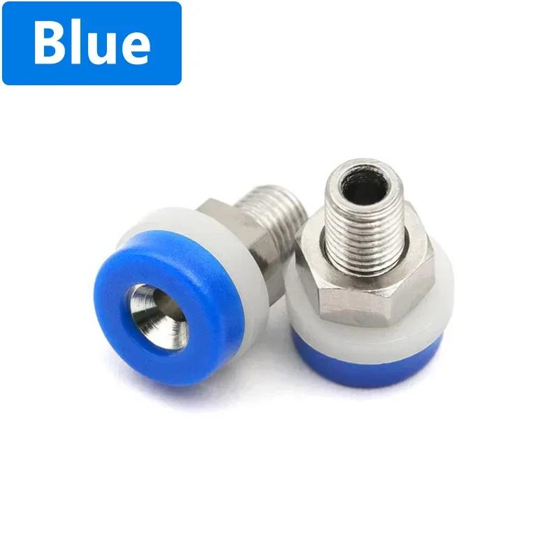 10 Stück 2mm Bananenbuchse Bananenstecker Buchse Klemmschraube Mutter Isoliert Elektrischer Anschlussklemmen-Verbinder