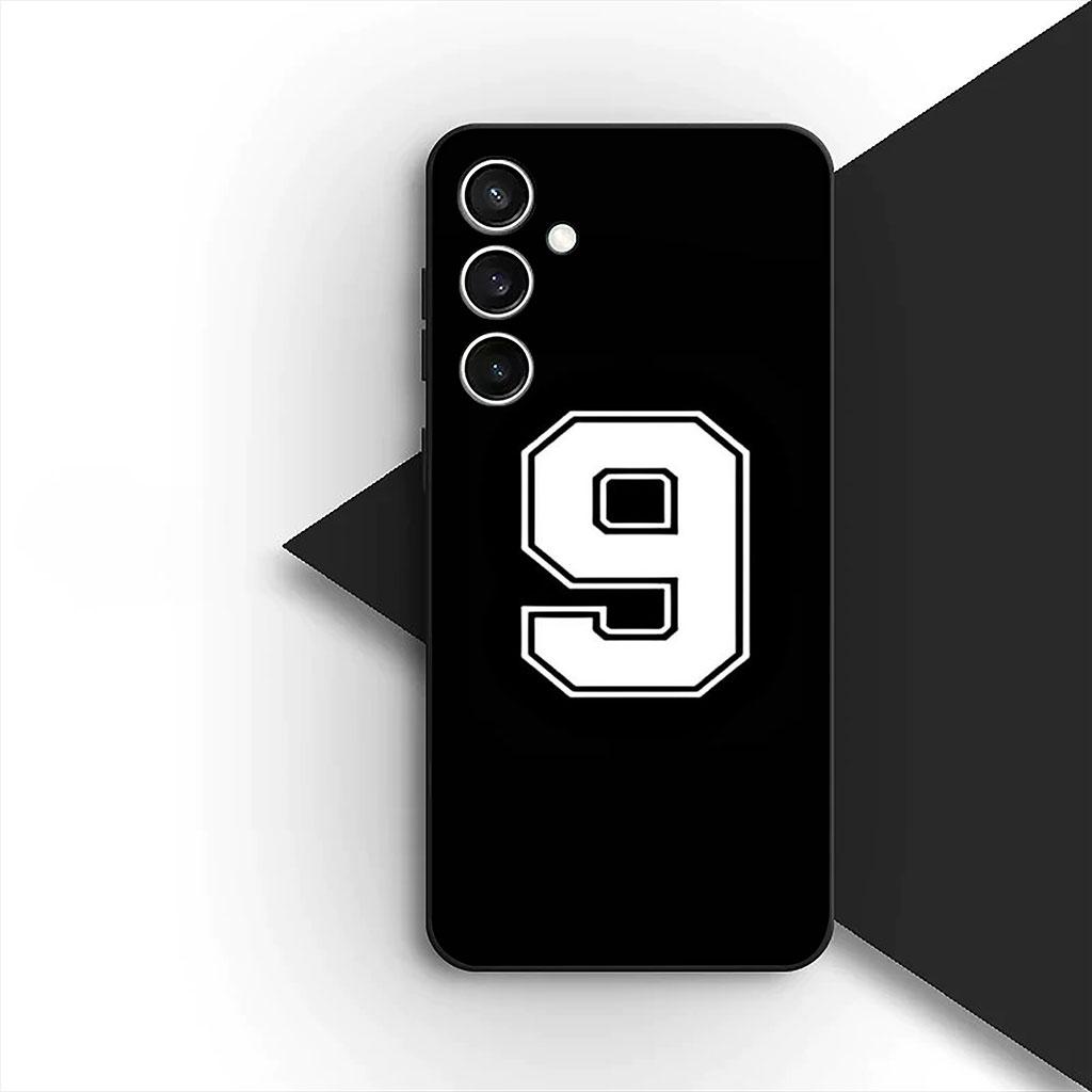 Lucky Number Football Basketball No 23 24 7 5 Cover for Samsung Galaxy S25 S24 S23 FE Ultra Plus S7 Edge S25+ S23+ A56 5G Case