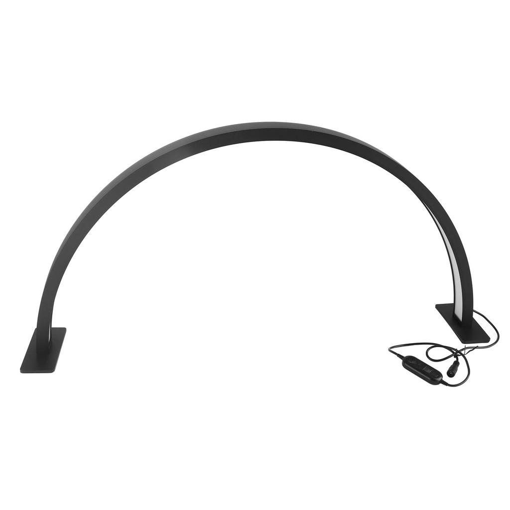 35W Black Half Moon Table Eyelash Beauty Lamp 3000K To 6000K Nail Art Microblading LED Desk Lamp