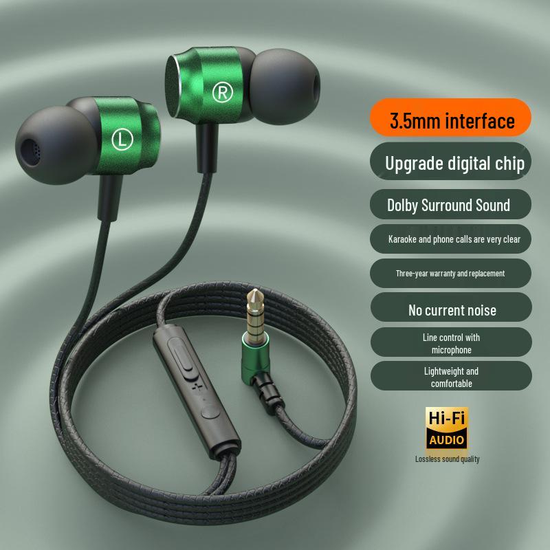 In-Ear Type-C Noise-Canceling Headphones for Huawei & Oppo